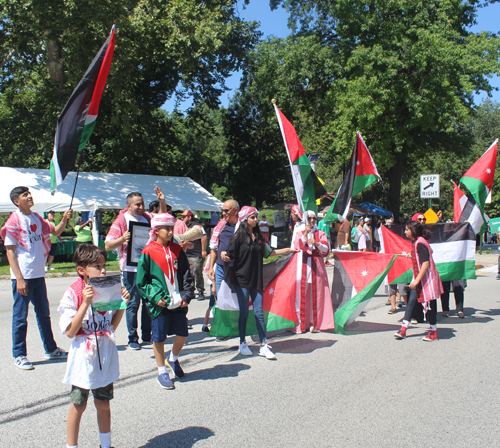 Jordanian community in Parade of Flags